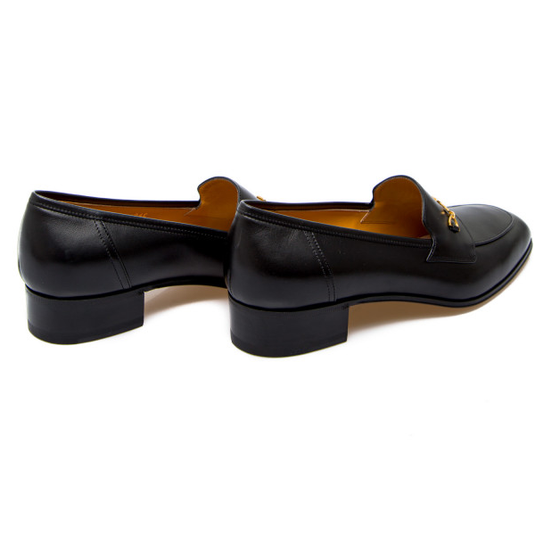 Giày Gucci Wmns Loafer With Horsebit Black 658268-1W600-1000 - Ảnh 3