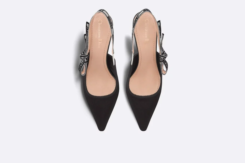 Giày Dior J'Adior Slingback Pump 'Black' KCP919SEM-S900 - Ảnh 4