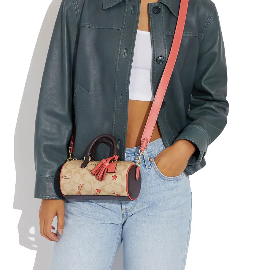 Alternative view of Túi Coach Lacey Crossbody Heart Star Print 'Light Khaki' CK562