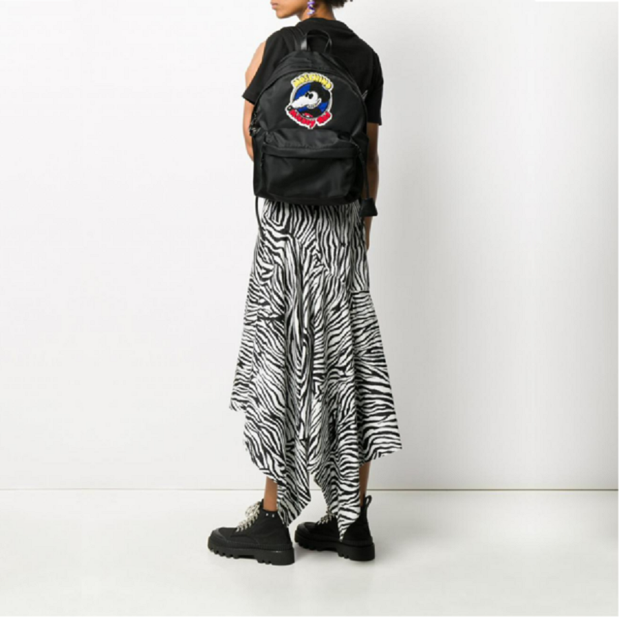 Balo Moschino Mickey Rat Print Nylon ‘Black’ A-7699-8260-1555 - Ảnh 3