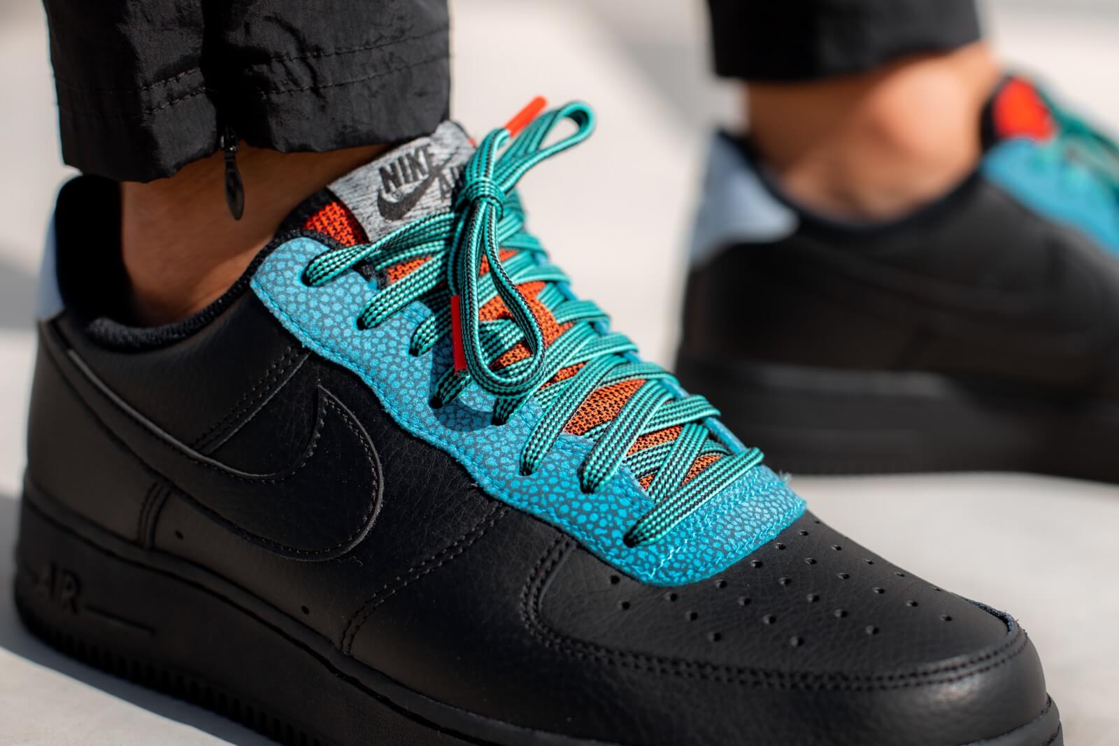 Giày Nike Air Force 1 LV8 4 GS 'Black Obsidian Mist' CN5715-001 - Ảnh 4