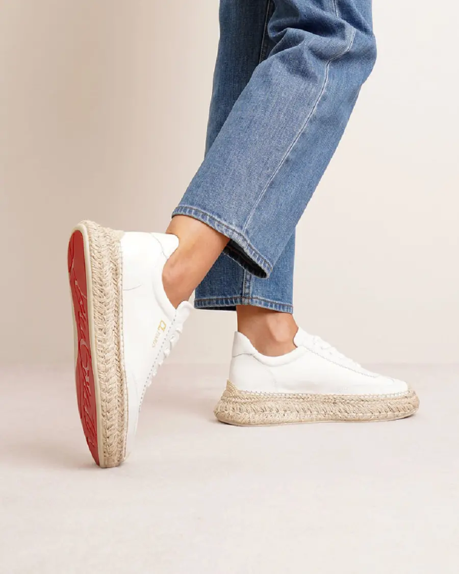 Giày Christian Louboutin Espasneak Low-top 'Canvas' 3210147-W360 - Ảnh 5