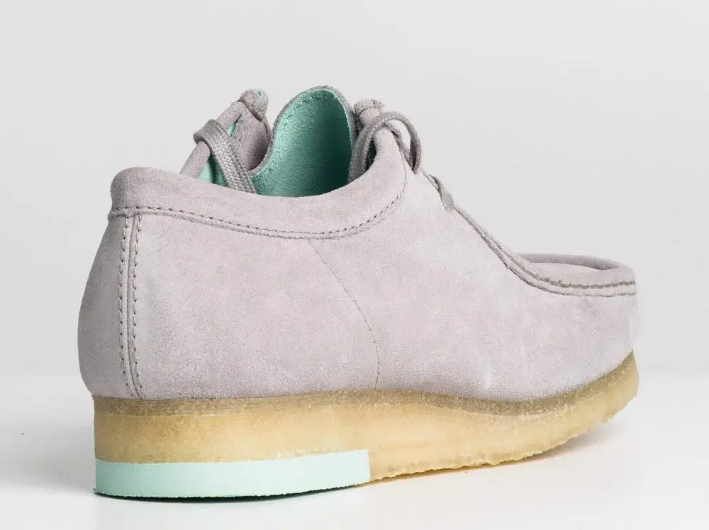 Giày Clarks Wallabee 'Grey Combination' 261-60202 - Ảnh 6