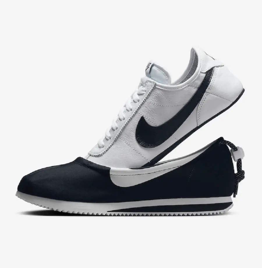 Giày Nike Cortez SP CLOT CLOTEZ Yin Yang 'Black White' DZ3239-002 - Ảnh 6