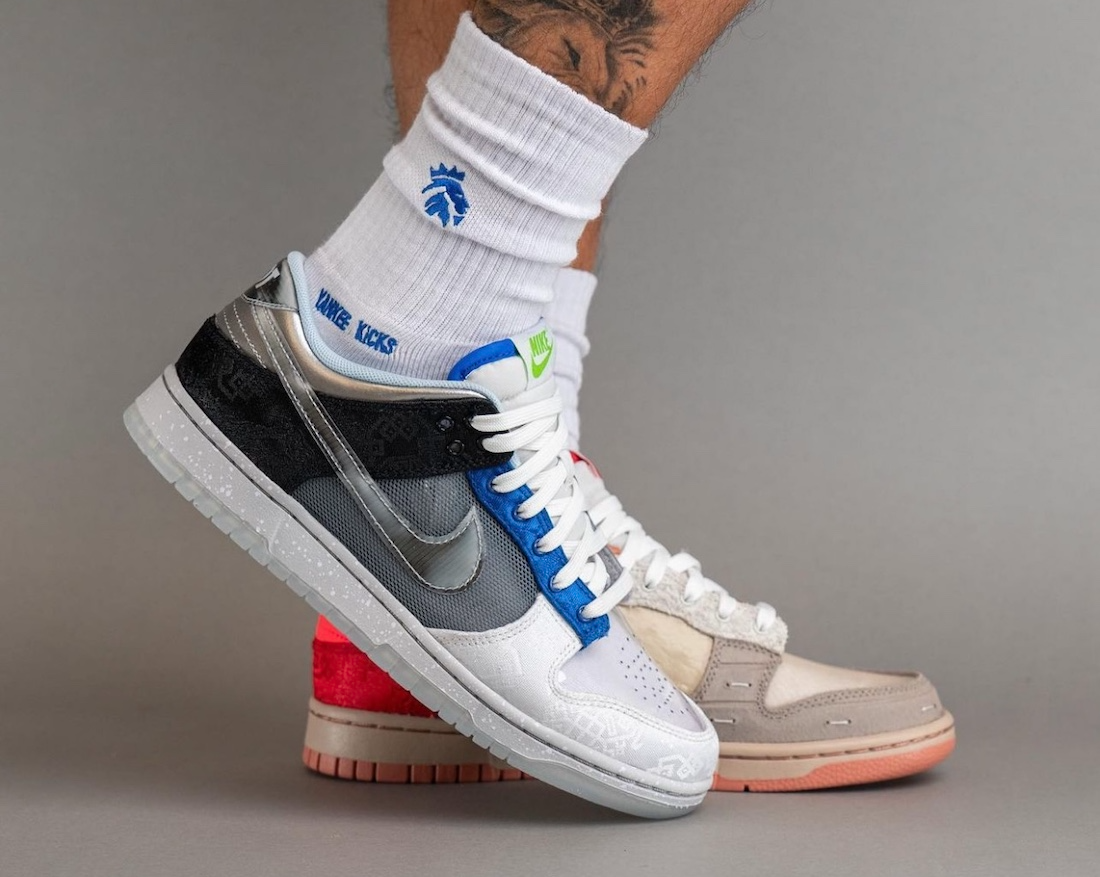 Giày Nike Dunk Low SP ‘What The CLOT’ FN0316-999 - Ảnh 3