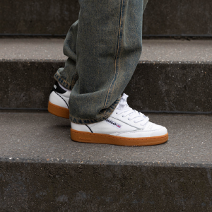 Alternative view of Giày Reebok Club C Bulc 'White Black Gum' 100033926
