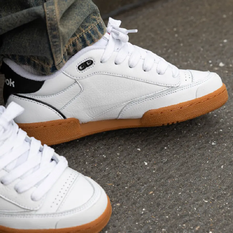 Giày Reebok Club C Bulc 'White Black Gum' 100033926 - Ảnh 4