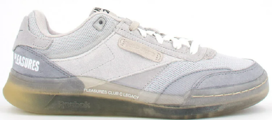 Giày Reebok Pleasures x Reebok Club C Legacy 'Pure Grey' GW2639
