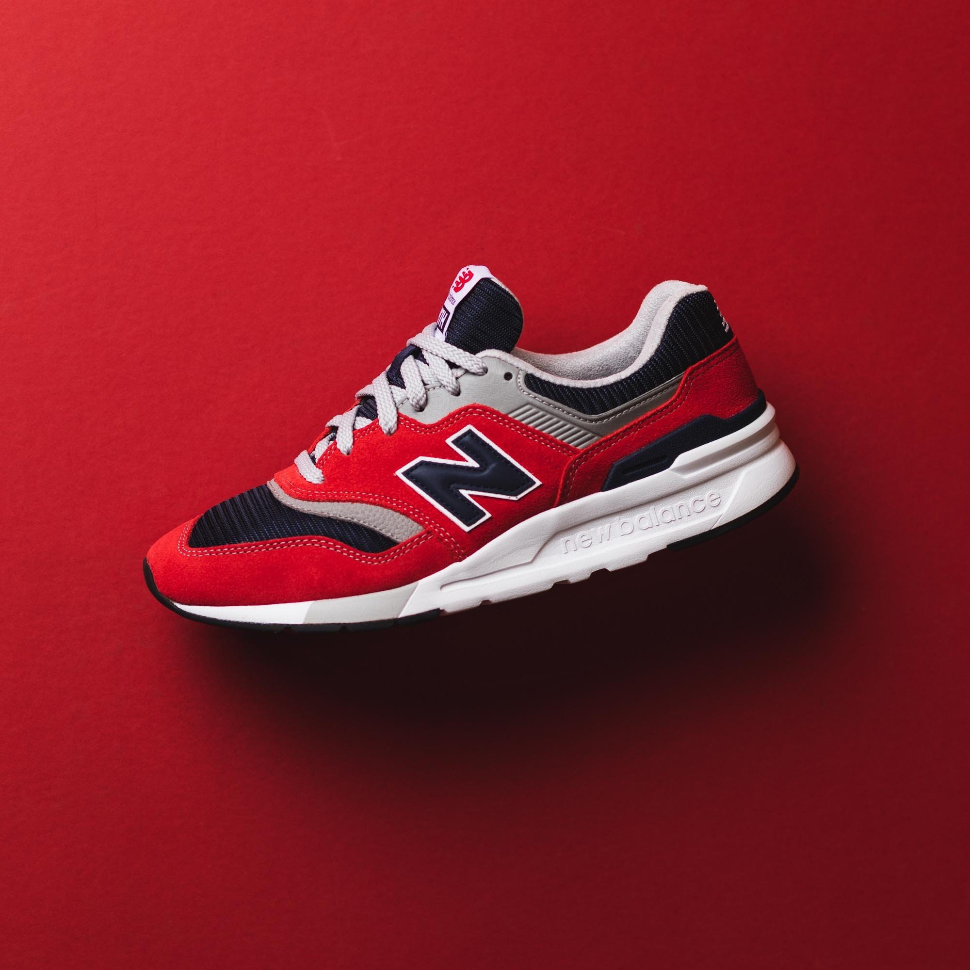 Giày New Balance 997 'Red Navy Grey' CM997HBJD - Ảnh 2