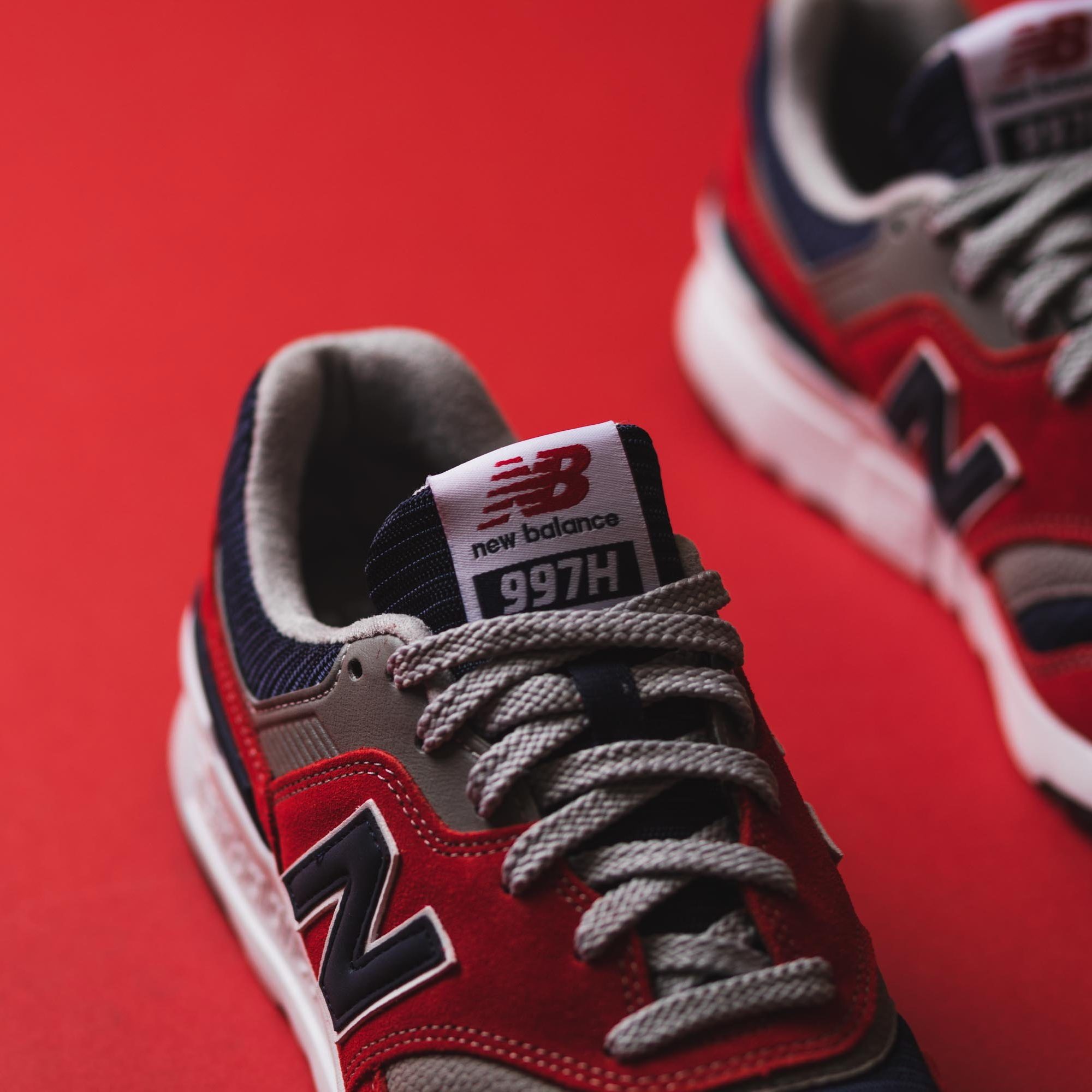 Giày New Balance 997 'Red Navy Grey' CM997HBJD - Ảnh 3