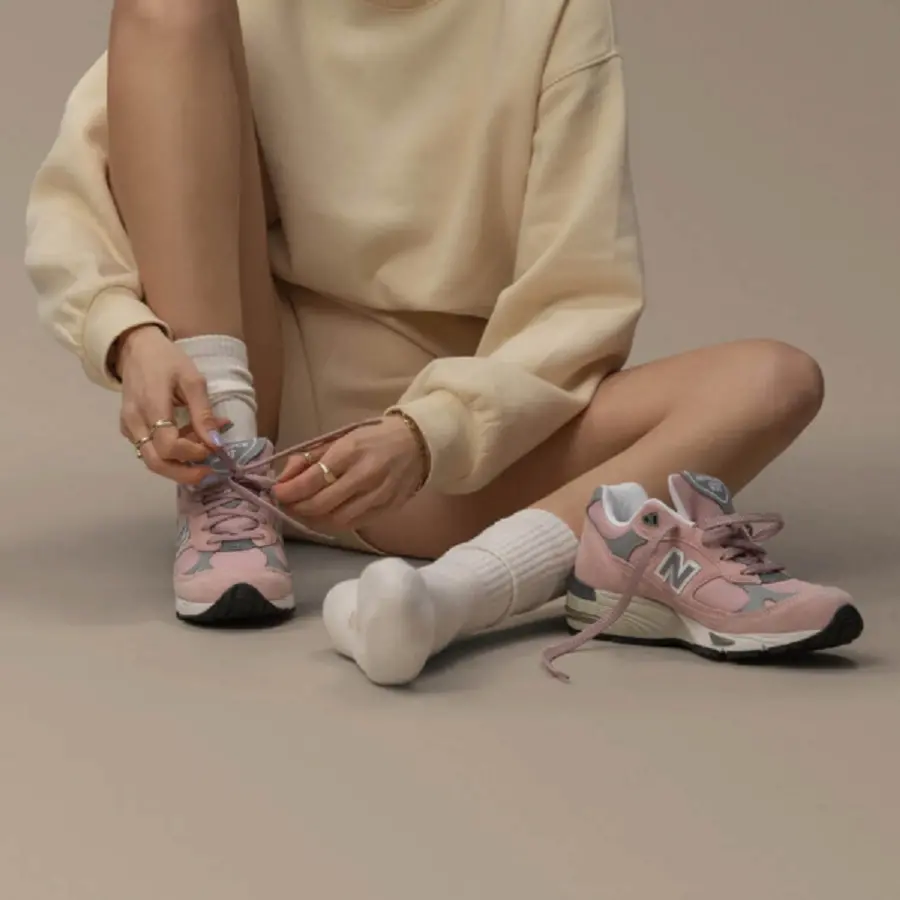 Alternative view of Giày New Balance Wmns 991 Made In England ‘Pink’ W991PNK