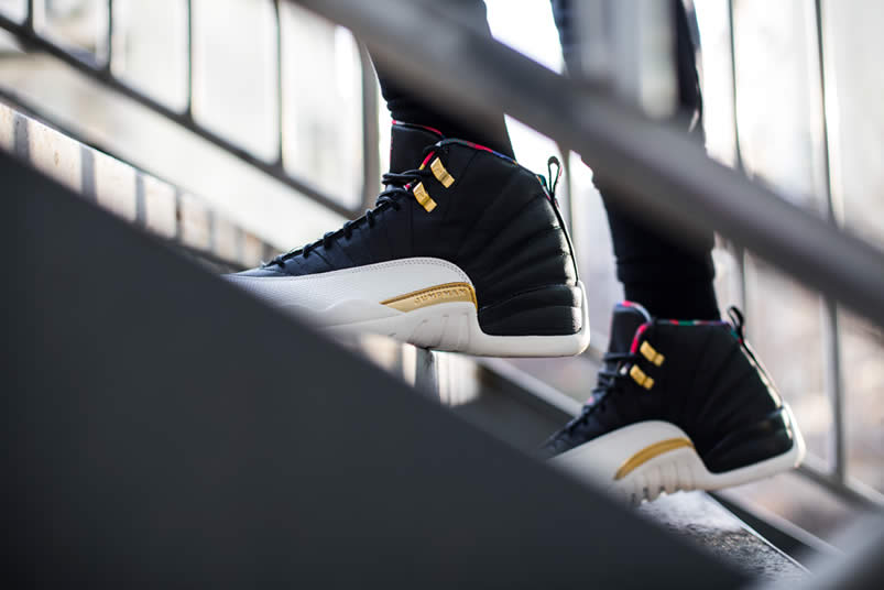 Giày Nike Air Jordan 12 Retro GS 'Chinese New Year' 2019 BQ6497-006 - Ảnh 6