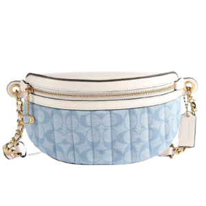 Túi Coach Charm Belt Bag In Signature Chambray With Quilting C4675 B4SUX