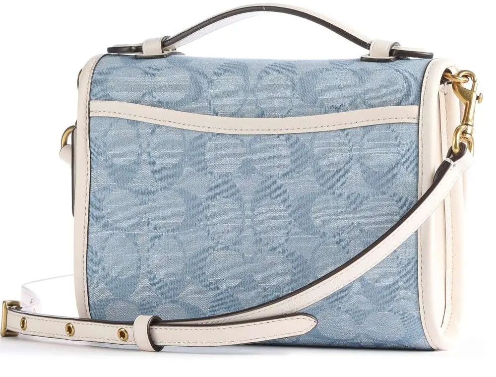 Alternative view of Túi Coach Kip Turnlock Crossbody In Signature Chambray C4676 B4SUX