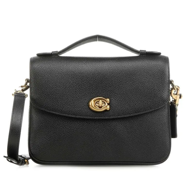 Túi Coach Cassie Shoulder Bag Grained Cow 'Leather Black' 68348 B4 BK