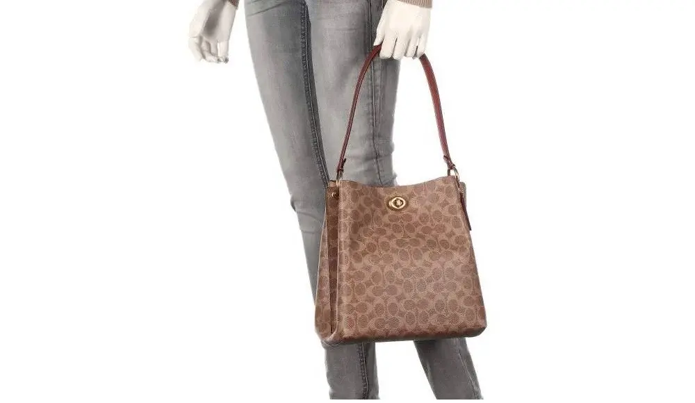 Alternative view of Túi Coach Charlie Bucket Bag Canvas Light Brown 89003 TAN