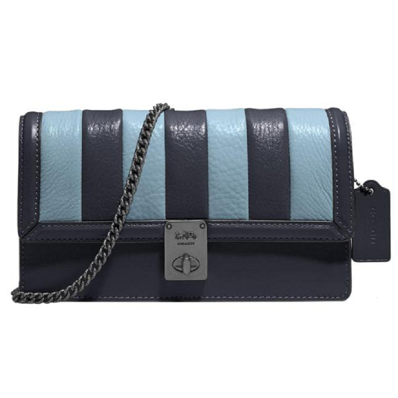 Túi Coach Hutton Clutch with Color Block Quilting 856 V5EFH