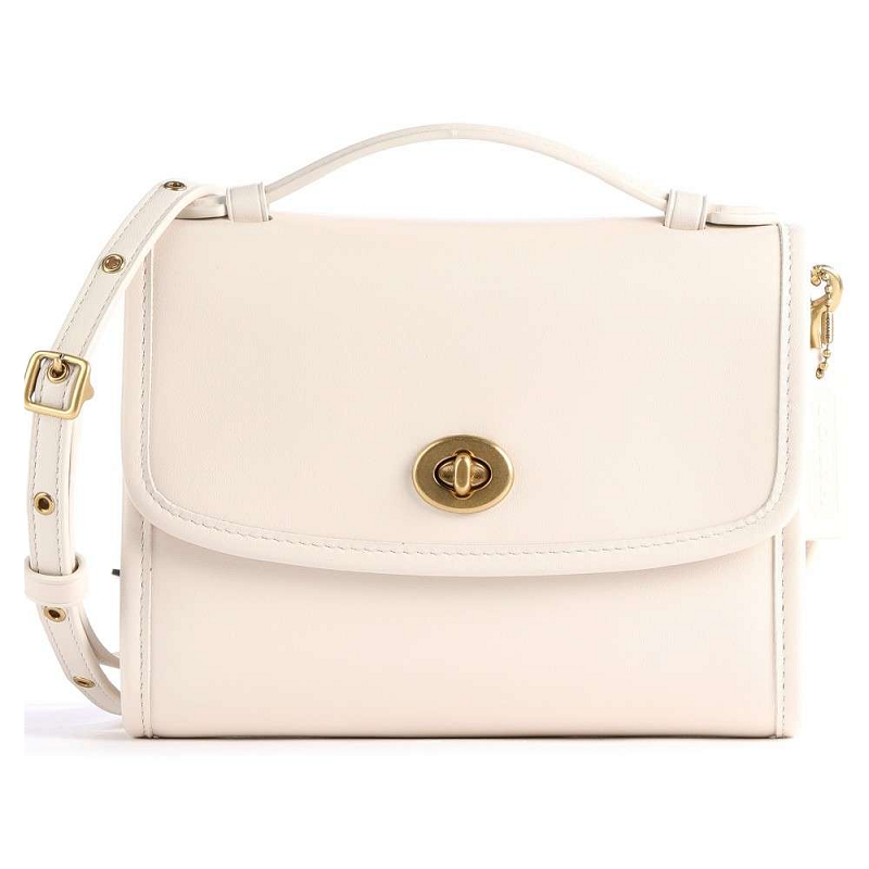 Túi Coach Kip Crossbody Bag Leather Ivory C3486 B4 HA