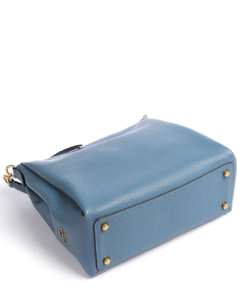 Túi Coach Soft Pebble Leather Shay Shoulder Bag 93811 B4LKE - Ảnh 4