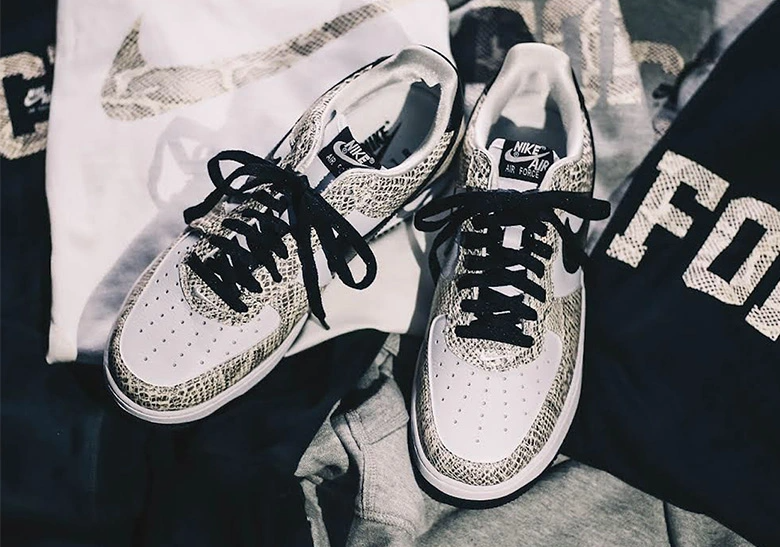 Giày Nike Air Force 1 Low Retro 'Cocoa Snake' 845053-104 - Ảnh 3