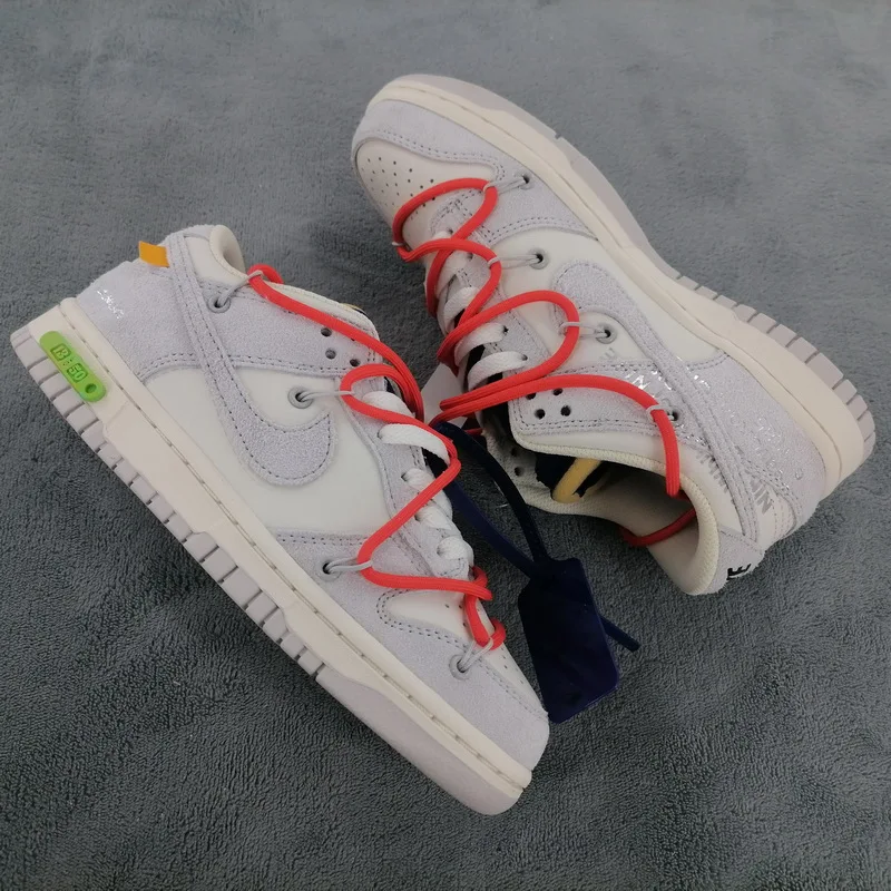 Giày Nike Off-White x Dunk Low 'Lot 13 of 50' DJ0950-110 - Ảnh 4