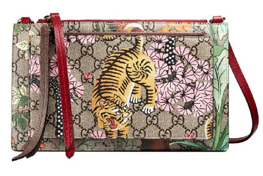 Túi Gucci GG Supreme With Pouch Multicolor Canvas Shoulder Bag 454111