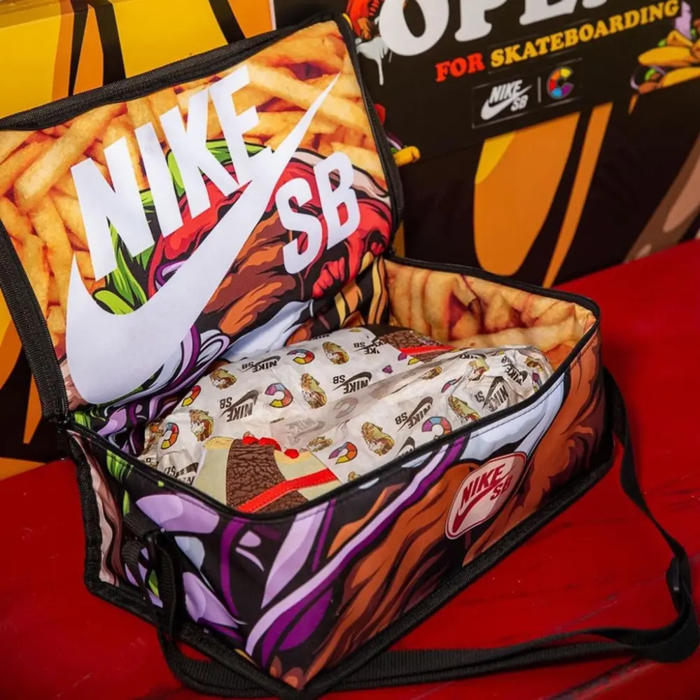 Giày Nike Color Skates x Dunk High SB 'Kebab and Destroy' CZ2205-700 - Ảnh 8