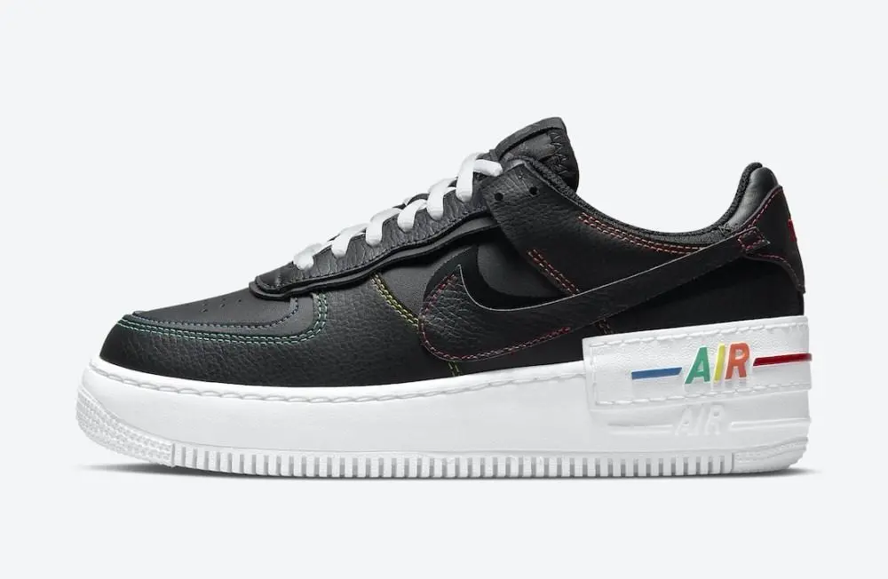 Alternative view of Giày Nike Air Force 1 Shadow “Multi Stitch” DJ5998-001