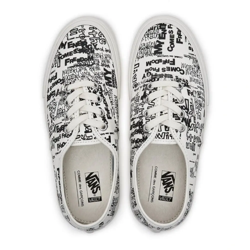 Alternative view of Giày Vans Authentic Comme des Garcons 'White Japan' VN0A33TAKXY