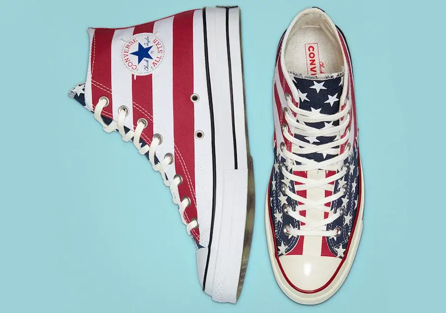 Giày Converse Chuck 70 Archive 'USA Flag' 166426C - Ảnh 3