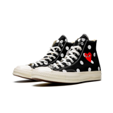 Giày Converse Comme des Garçons x Chuck Taylor All Star 70 Hi 'Black Polka Dot' 157250C - Ảnh 4
