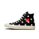 Alternative view of Giày Converse Comme des Garçons x Chuck Taylor All Star 70 Hi 'Black Polka Dot' 157250C