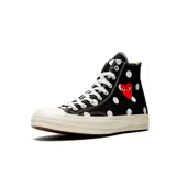Giày Converse Comme des Garçons x Chuck Taylor All Star 70 Hi 'Black Polka Dot' 157250C - Ảnh 3