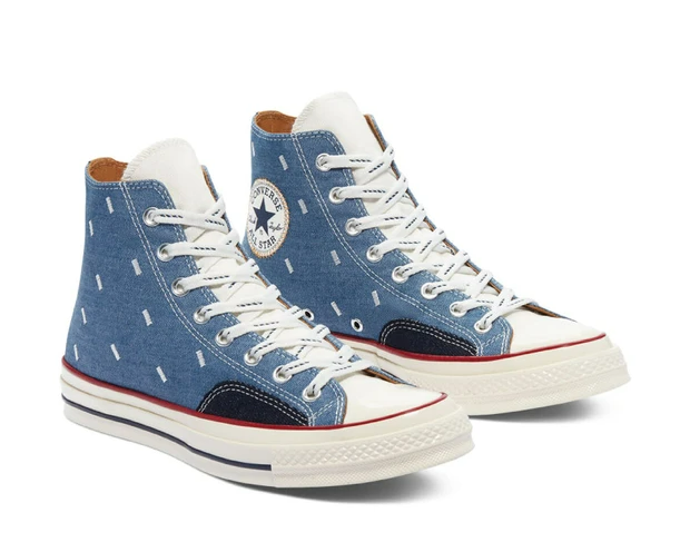 Giày Converse Chuck 70 High 'Indigo Boro' 171064C - Ảnh 5