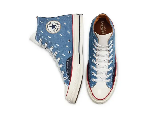 Giày Converse Chuck 70 High 'Indigo Boro' 171064C - Ảnh 4
