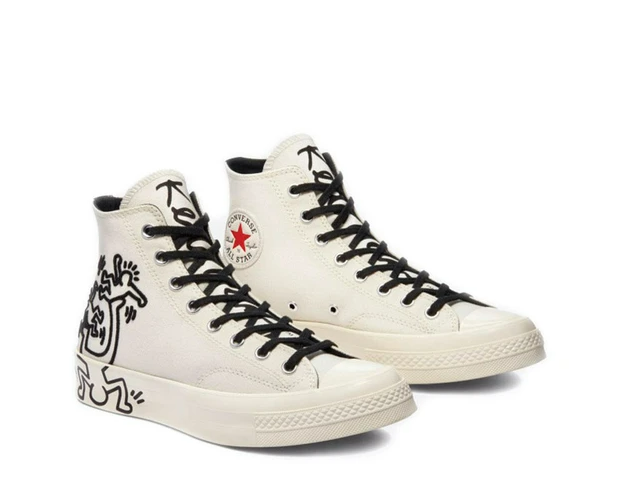Giày Converse Keith Haring x Chuck 70 High 'White' 171858C - Ảnh 6