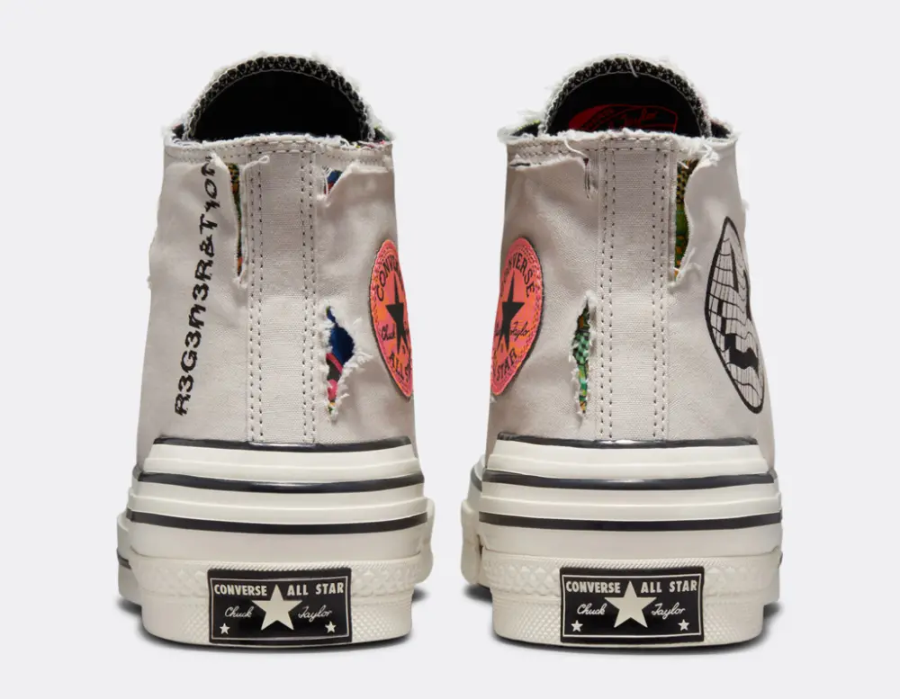 Giày Converse Chuck 70 High Hacked Heel 'Grey' A00730C - Ảnh 7