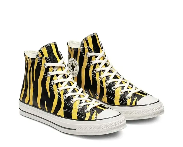 Alternative view of Giày Converse Chuck 70 High 'Sulfur Zebra' 165965C