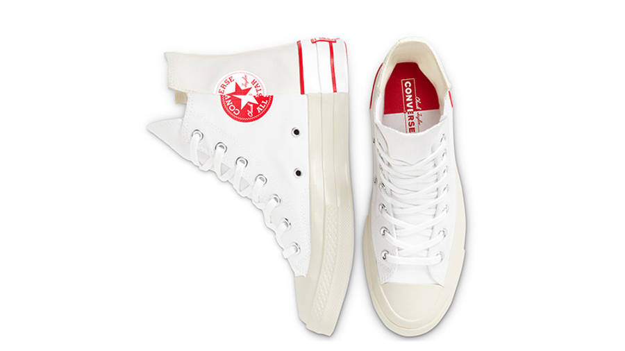 Giày Converse Chuck 70 High 'Rivals Edition White Red' 168671C - Ảnh 5