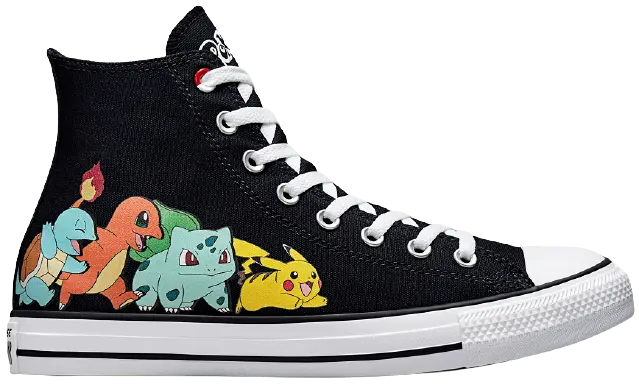 Giày Converse Chuck 70 All Star x Pokemon CTAS High 'Black' A01089C