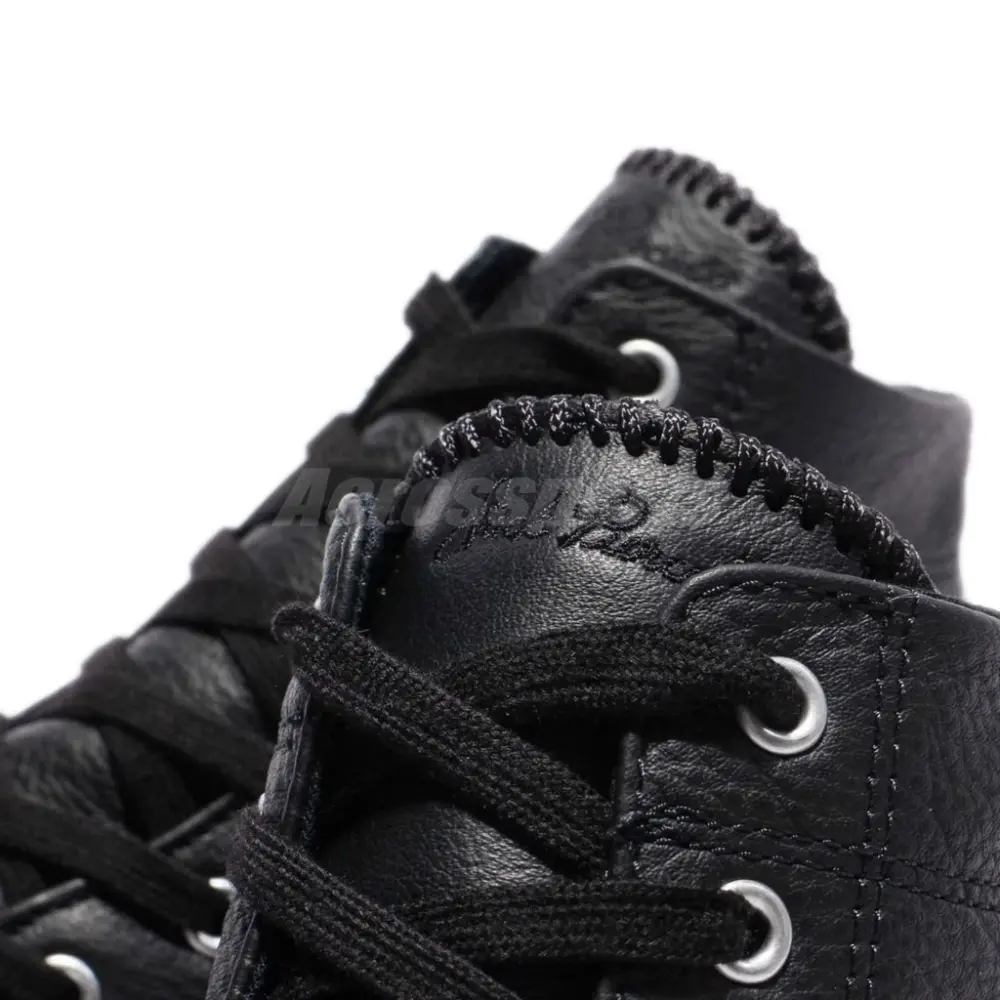 Giày Converse Jack Purcell Leather Mid 'Black' 155718C - Ảnh 5