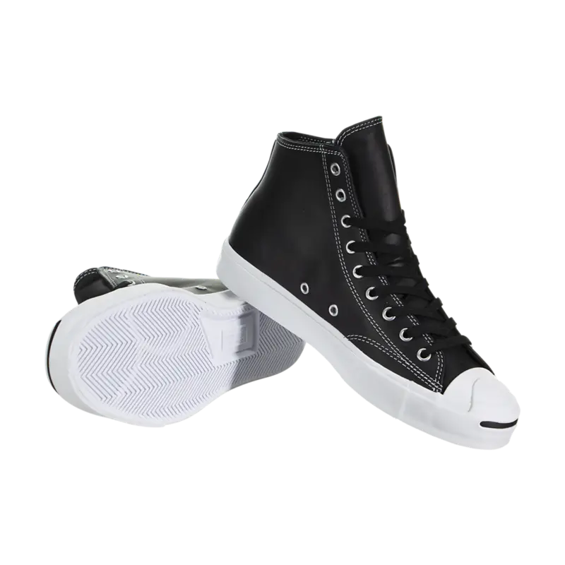 Alternative view of Giày Converse Jack Purcell Zip High 'Black White' 167327C