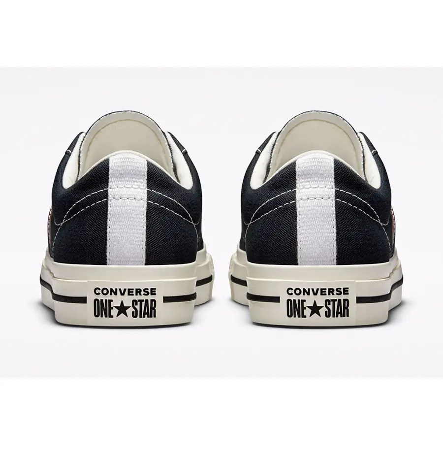 Giày Converse One Star Ox Comme des Garcons PLAY 'Black' A01791C - Ảnh 3