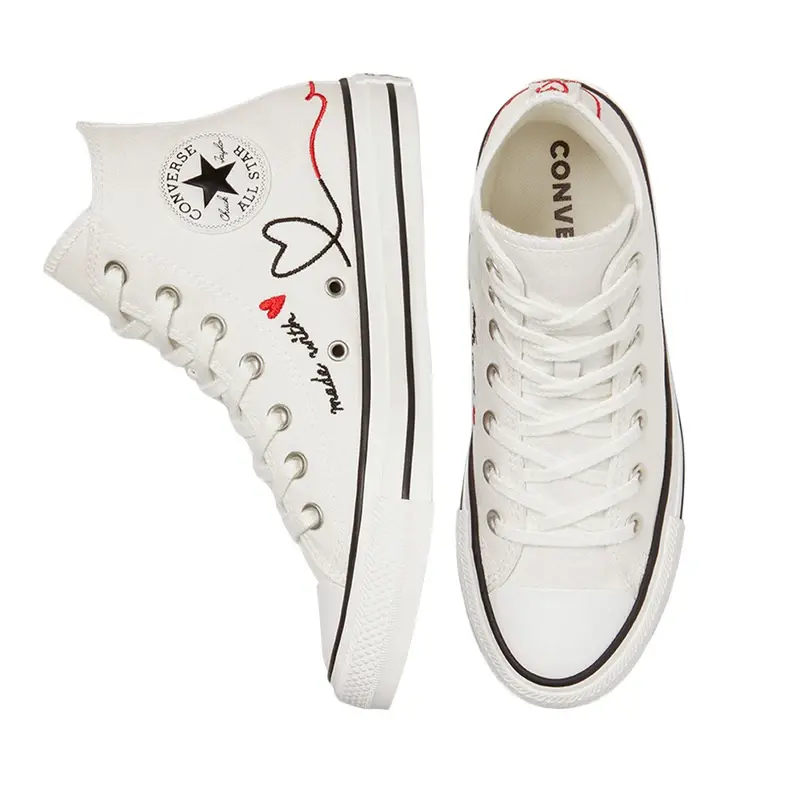 Alternative view of Giày Converse Chuck Taylor All Star High 'Made with Love White' 171159C
