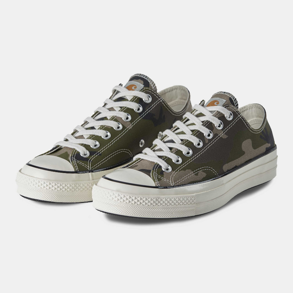 Giày Converse Carhartt WIP x Chuck 70 'Green Camo' 165559C - Ảnh 2