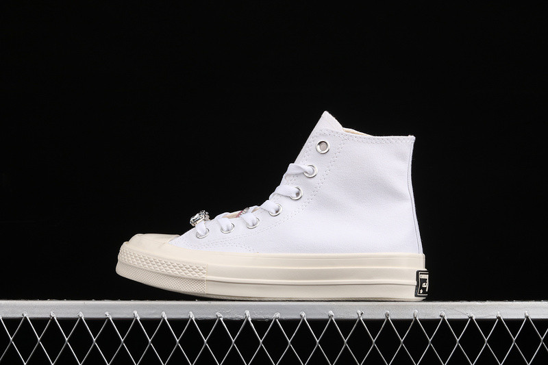 Giày Converse Chuck 70 Hi Taylor 'White Pink' 170621C - Ảnh 5
