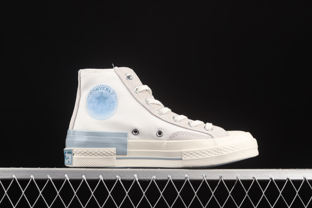 Giày Converse Chuck 70 High 'White Blue' 173100C - Ảnh 4