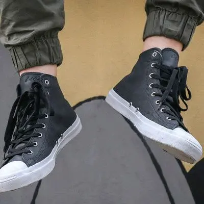 Giày Converse Jack Purcell Mid 'Black White' 157707C - Ảnh 5
