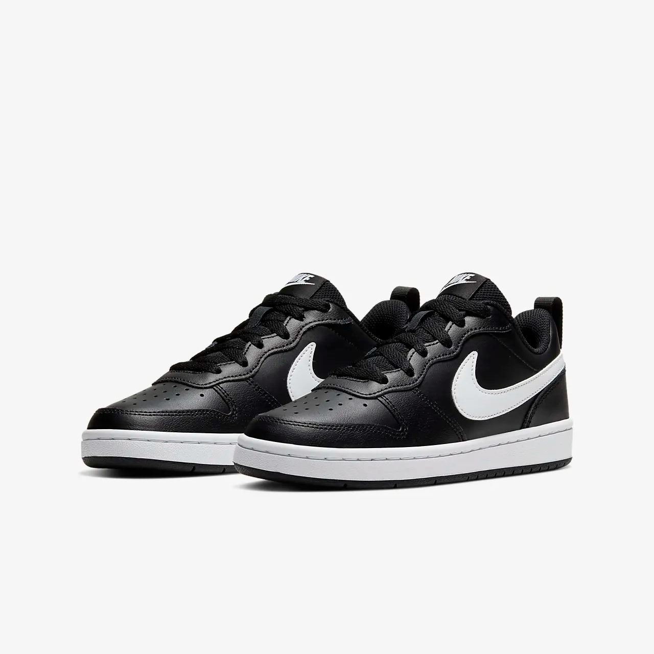 Giày Nike Court Borough Low 2 GS 'Black White' BQ5448-002 - Ảnh 2