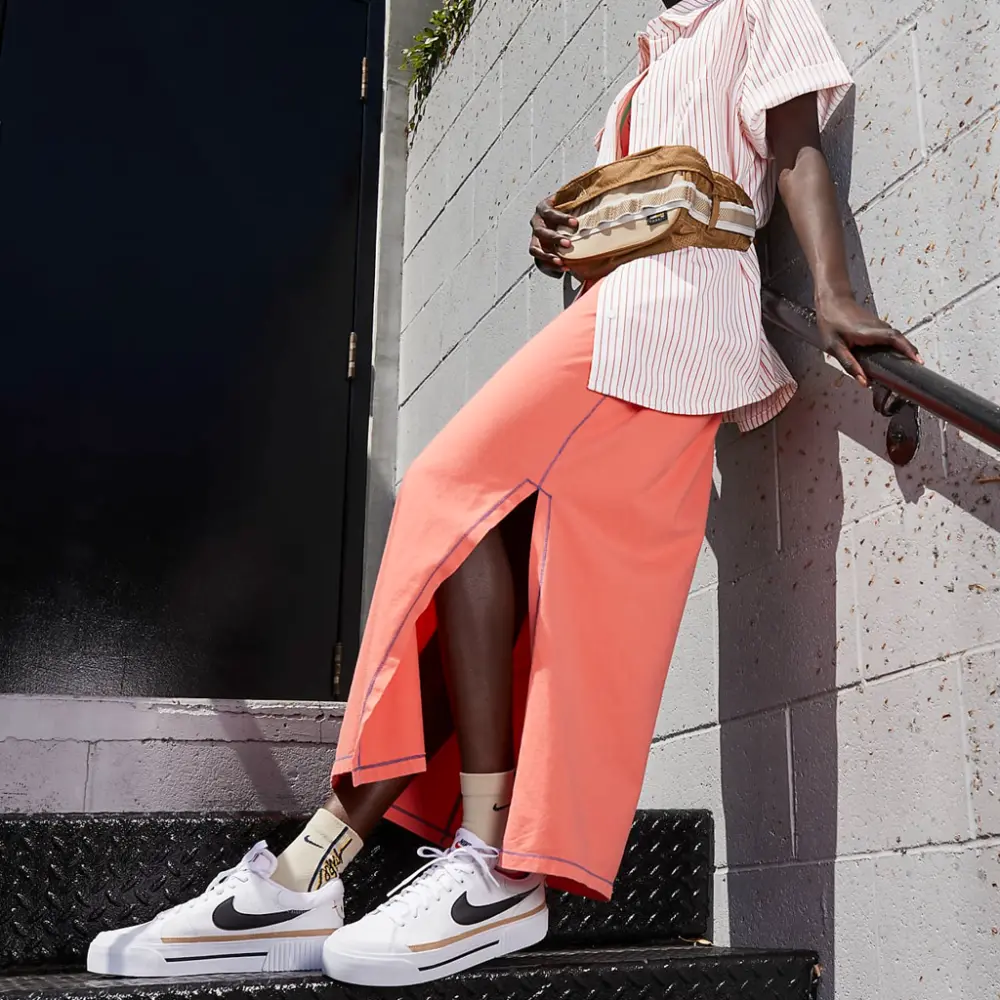 Giày Nike Court Legacy Lift 'White Black' DM7590-100 - Ảnh 3
